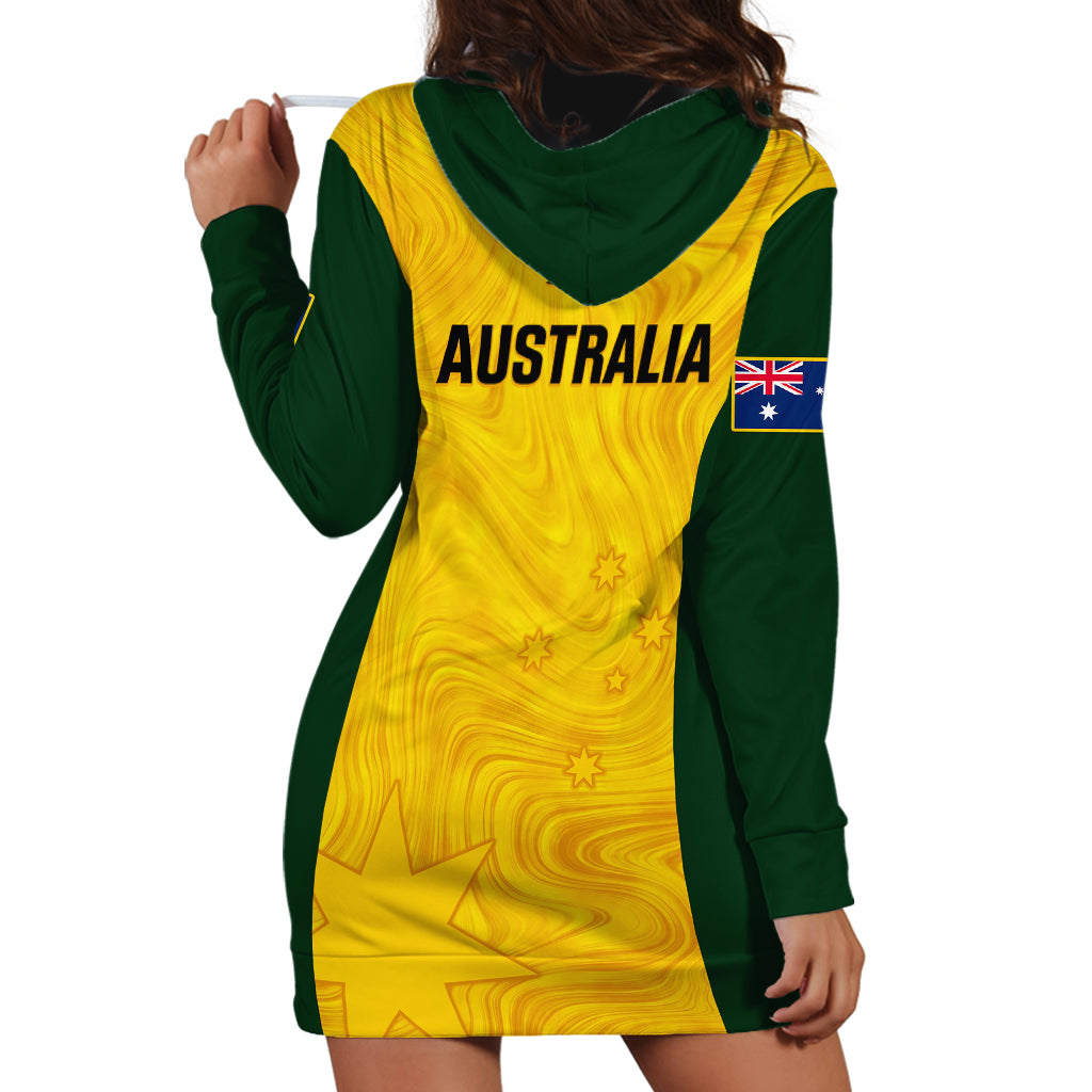 Australia Rugby Hoodie Dress Go Wallaroos Pacific Simple Version 2023 - Vibe Hoodie Shop