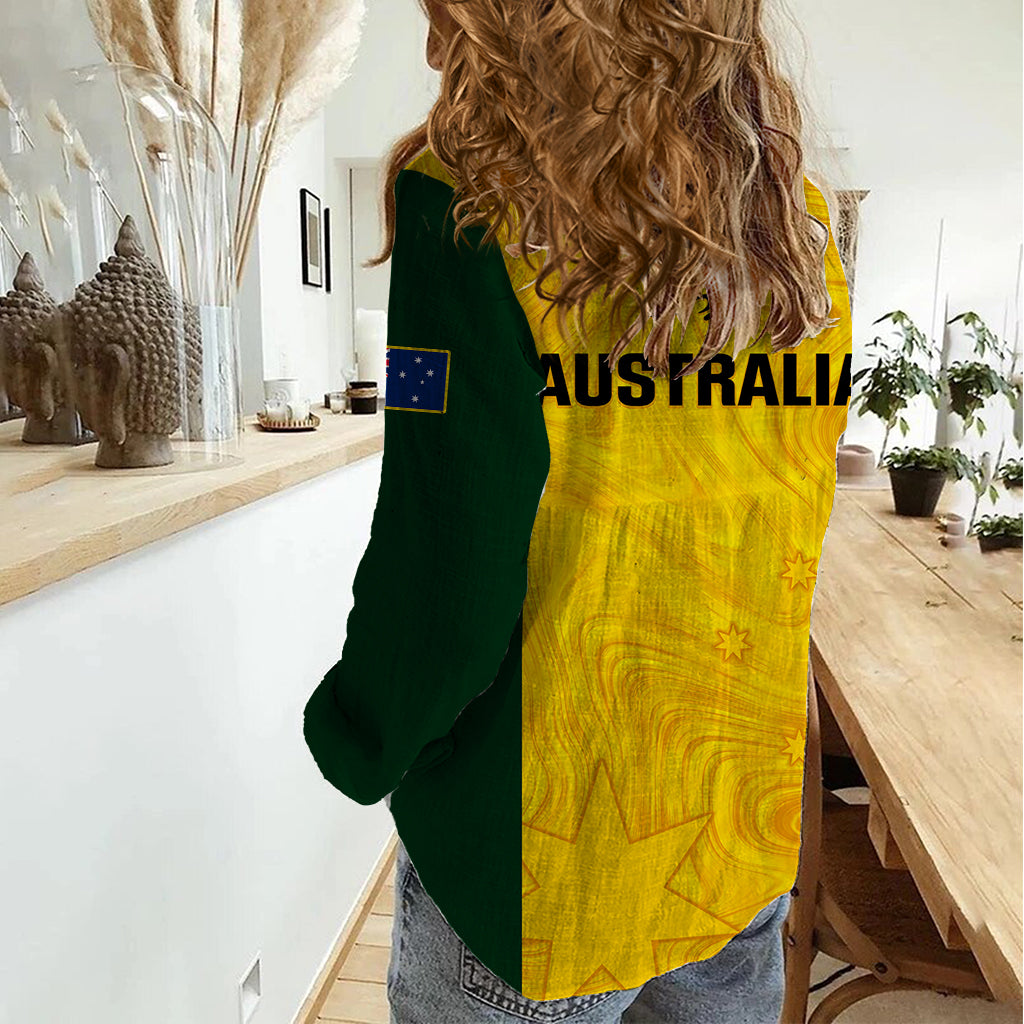 Australia Rugby Women Casual Shirt Go Wallaroos Pacific Simple Version 2023 - Vibe Hoodie Shop