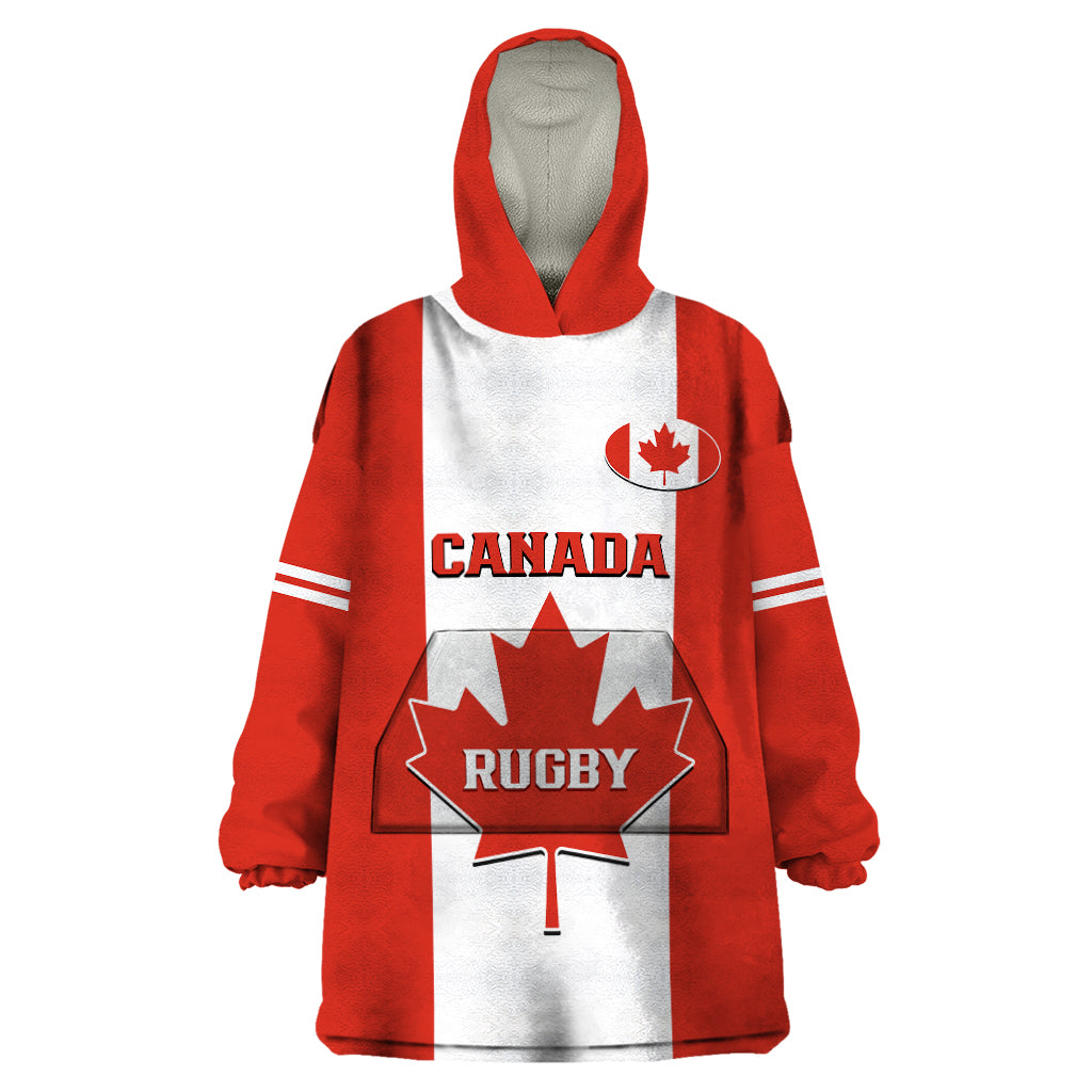 Canada Rugby Wearable Blanket Hoodie Go Canucks Maple Leaf Pacific  2023 - Vibe Hoodie Shop