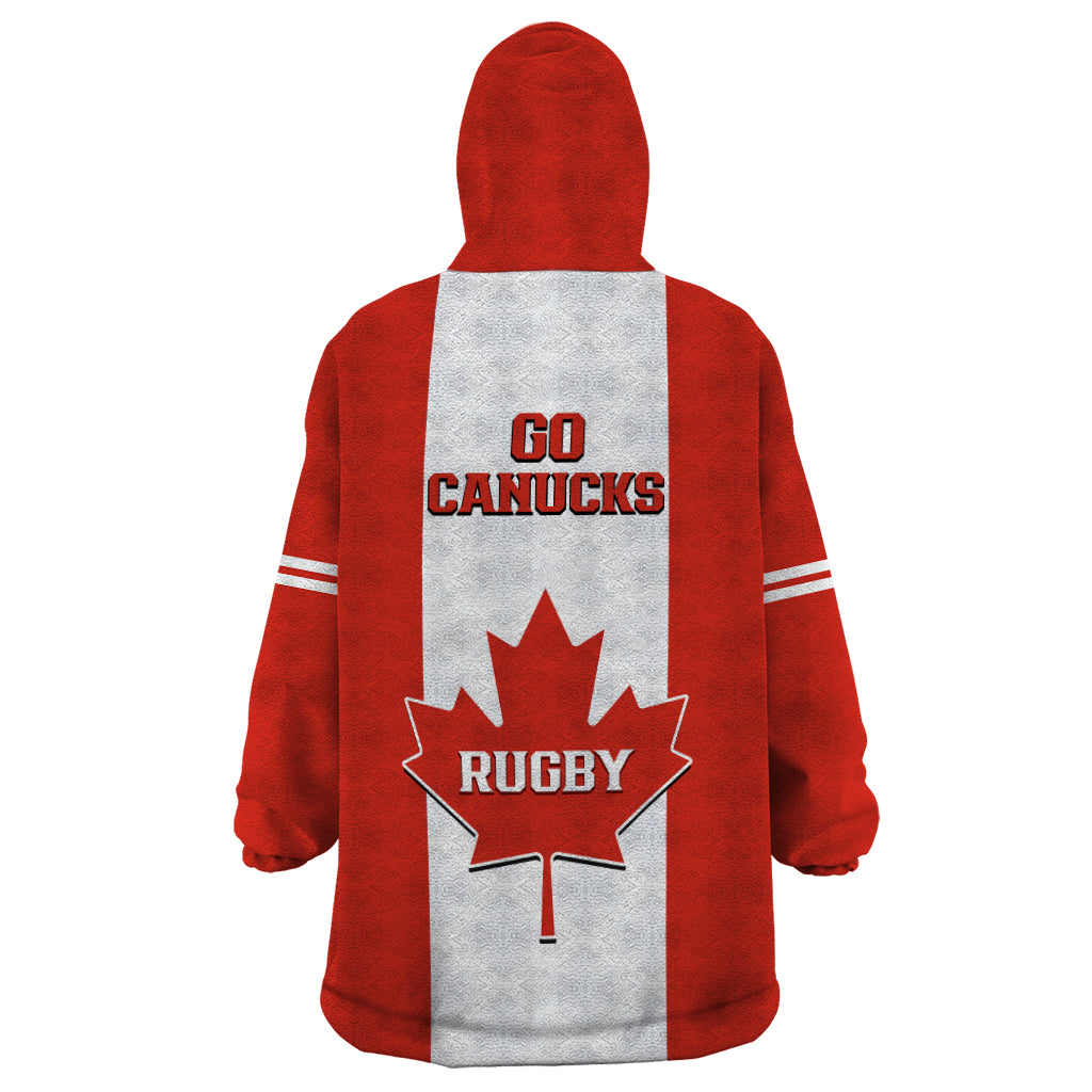 Canada Rugby Wearable Blanket Hoodie Go Canucks Maple Leaf Pacific  2023 - Vibe Hoodie Shop