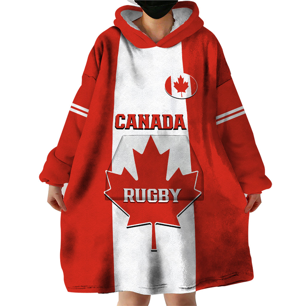 Canada Rugby Wearable Blanket Hoodie Go Canucks Maple Leaf Pacific  2023 - Vibe Hoodie Shop