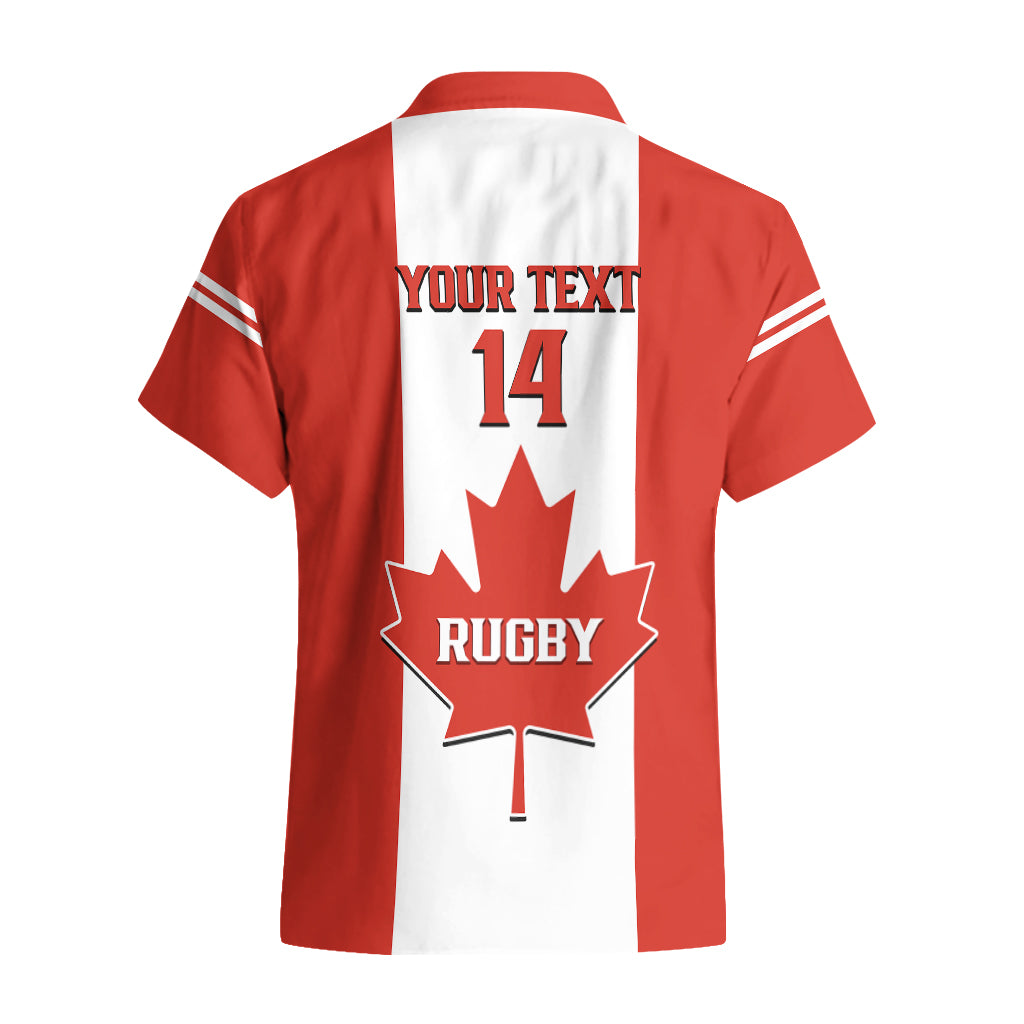 Personalised Canada Rugby Hawaiian Shirt Go Canucks Maple Leaf Pacific  2023 - Vibe Hoodie Shop