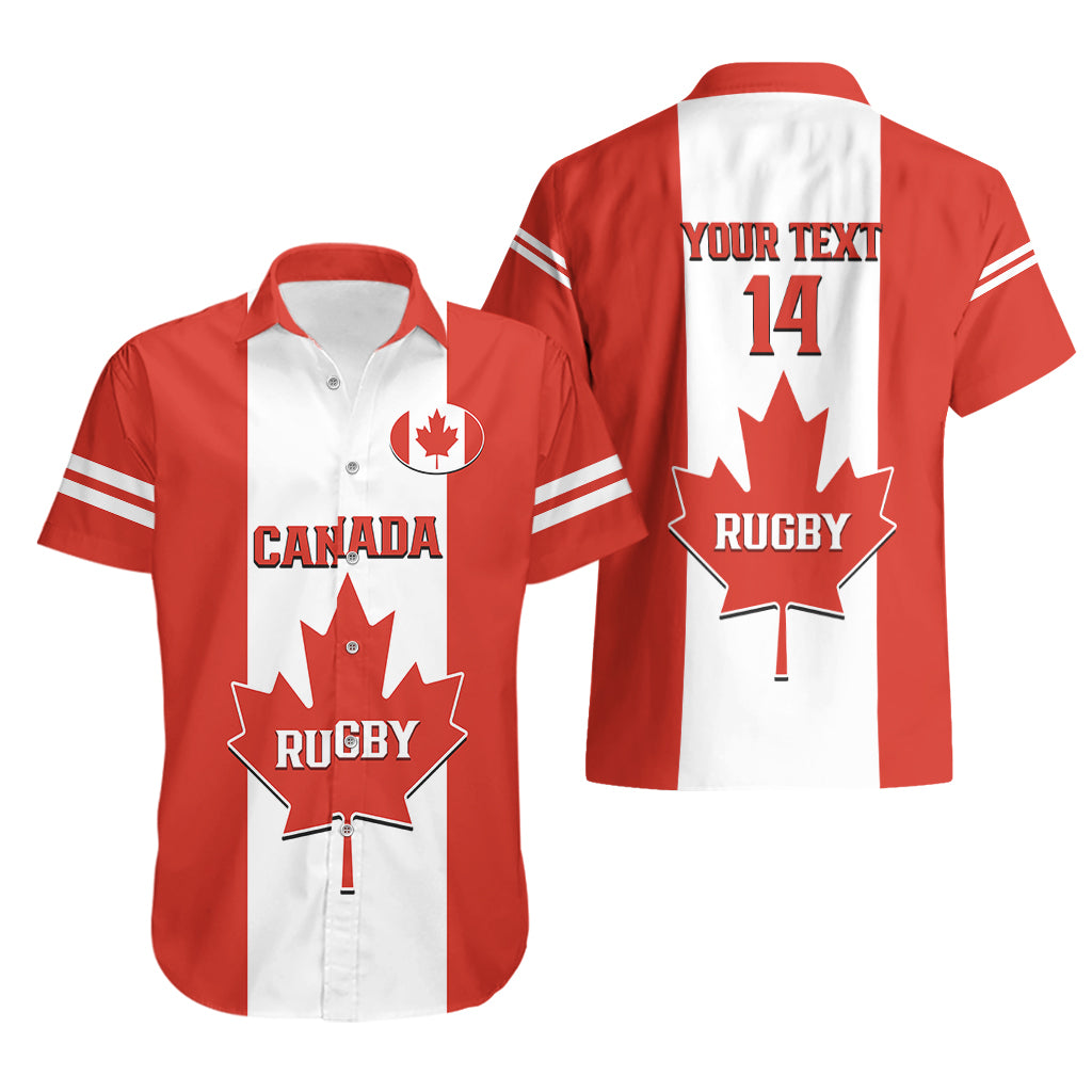 Personalised Canada Rugby Hawaiian Shirt Go Canucks Maple Leaf Pacific  2023 - Vibe Hoodie Shop