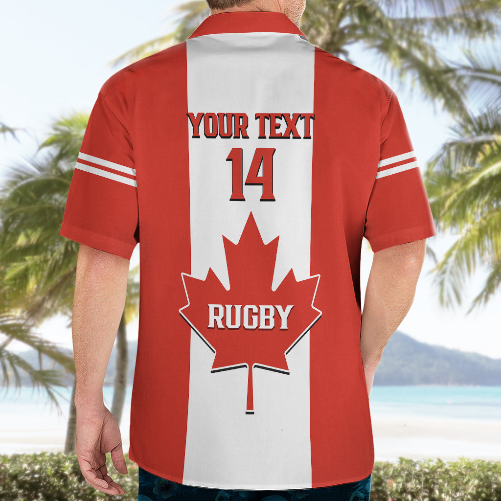 Personalised Canada Rugby Hawaiian Shirt Go Canucks Maple Leaf Pacific  2023 - Vibe Hoodie Shop