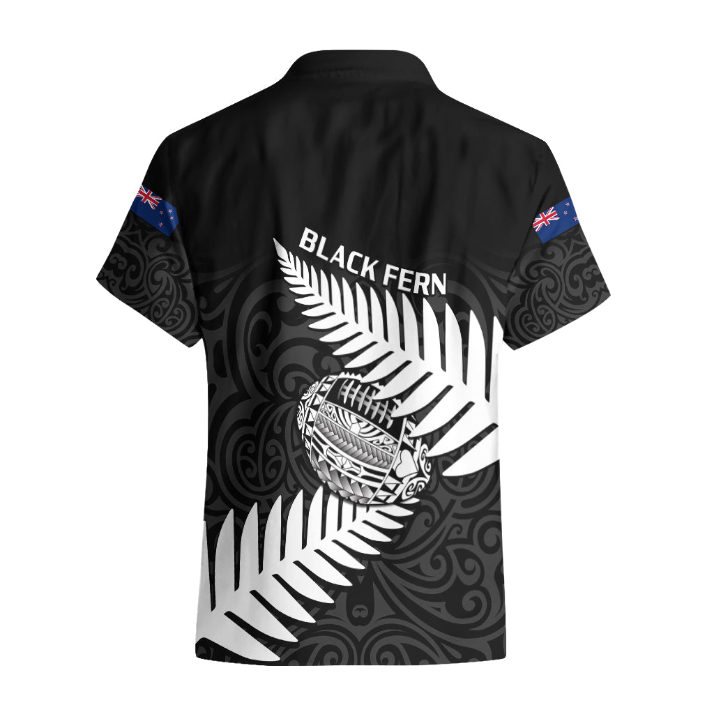 Aotearoa Rugby Hawaiian Shirt Go Black Fern Pacific NZ Maori 2023 - Vibe Hoodie Shop