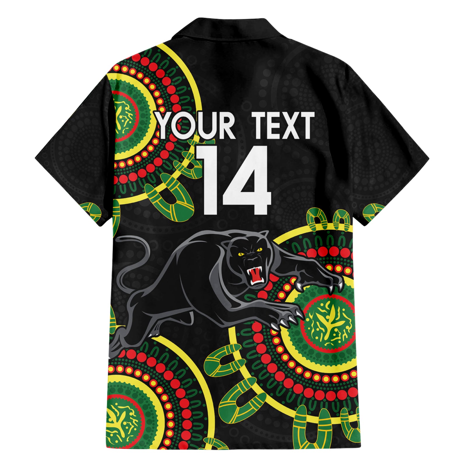 Custom NRL Panthers NAIDOC Week Hawaiian Shirt Keep The Fire Burning Indigenous Art - Vibe Hoodie Shop