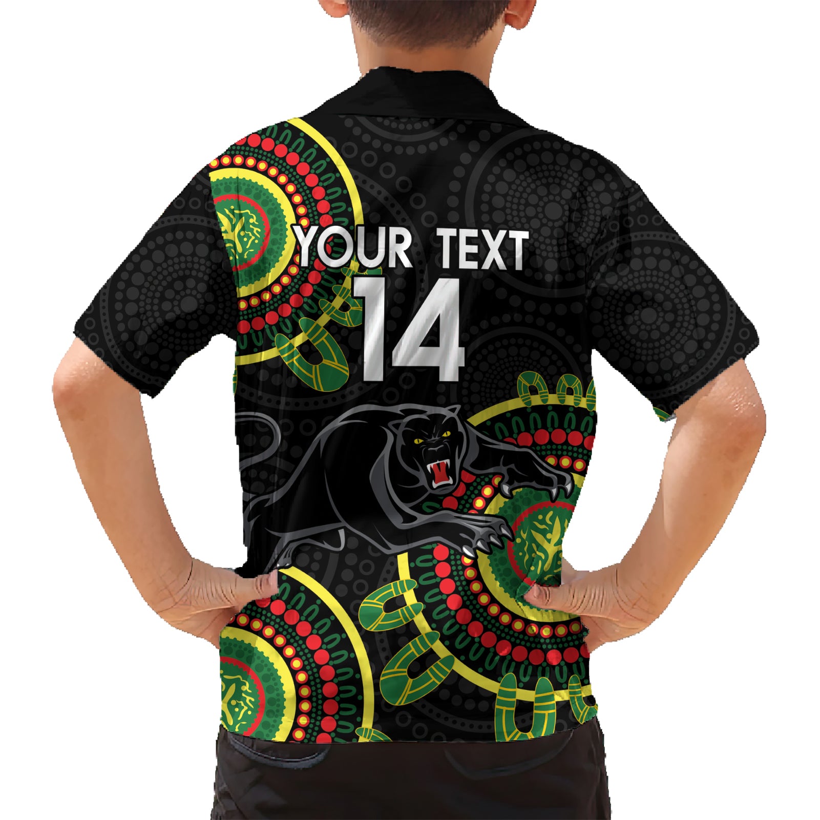 Custom NRL Panthers NAIDOC Week Hawaiian Shirt Keep The Fire Burning Indigenous Art - Vibe Hoodie Shop