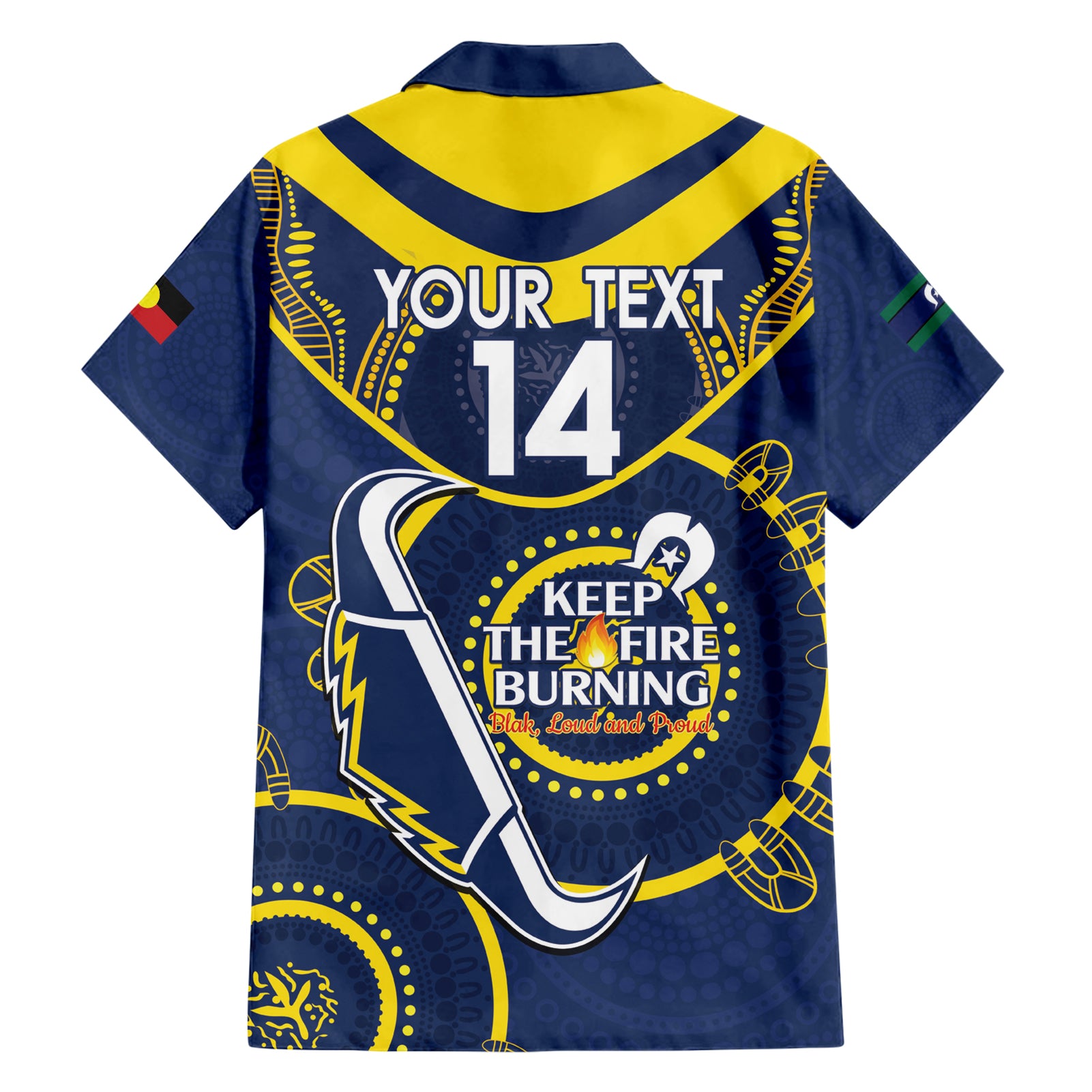 Custom NRL Cowboys NAIDOC Week Hawaiian Shirt Keep The Fire Burning Indigenous Art - Vibe Hoodie Shop