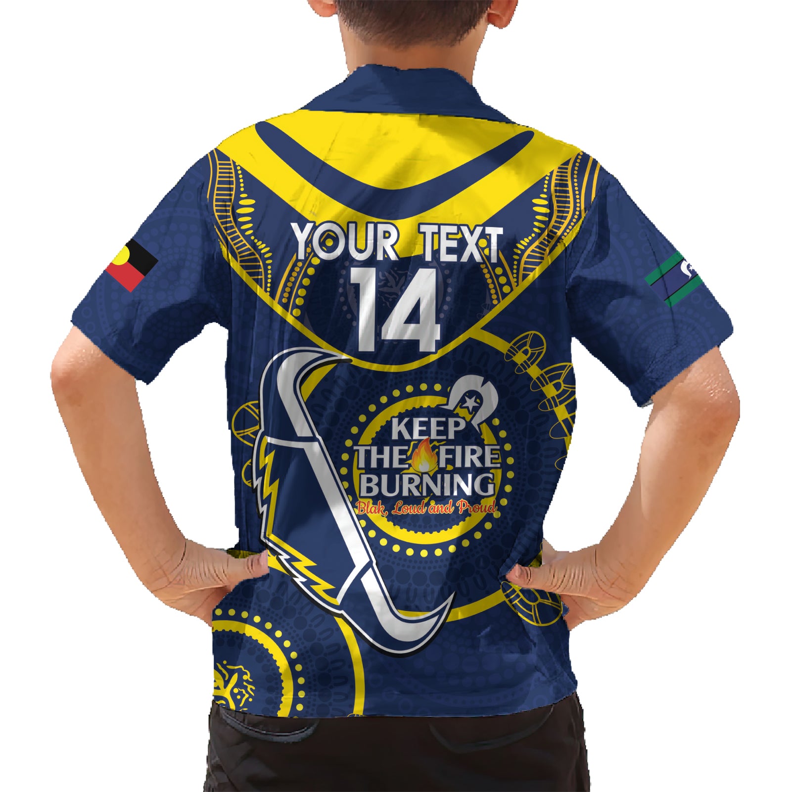 Custom NRL Cowboys NAIDOC Week Hawaiian Shirt Keep The Fire Burning Indigenous Art - Vibe Hoodie Shop