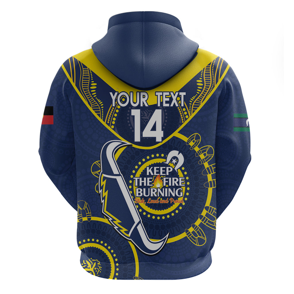 Custom NRL Cowboys NAIDOC Week Hoodie Keep The Fire Burning Indigenous Art - Vibe Hoodie Shop