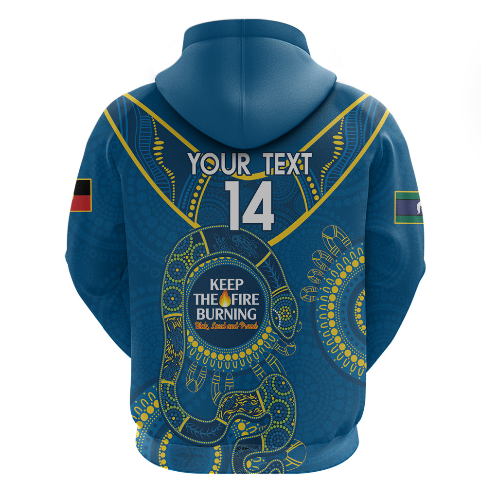 Custom NRL Eels NAIDOC Week Hoodie Keep The Fire Burning Indigenous Art - Vibe Hoodie Shop