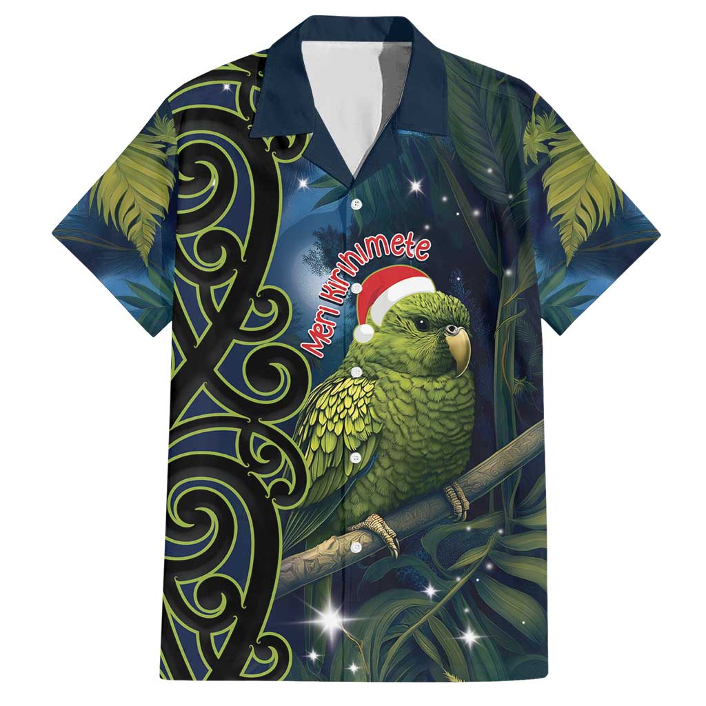 New Zealand Christmas Hawaiian Shirt Cute Kakapo Meri Kirihimete Maori Koru - Vibe Hoodie Shop