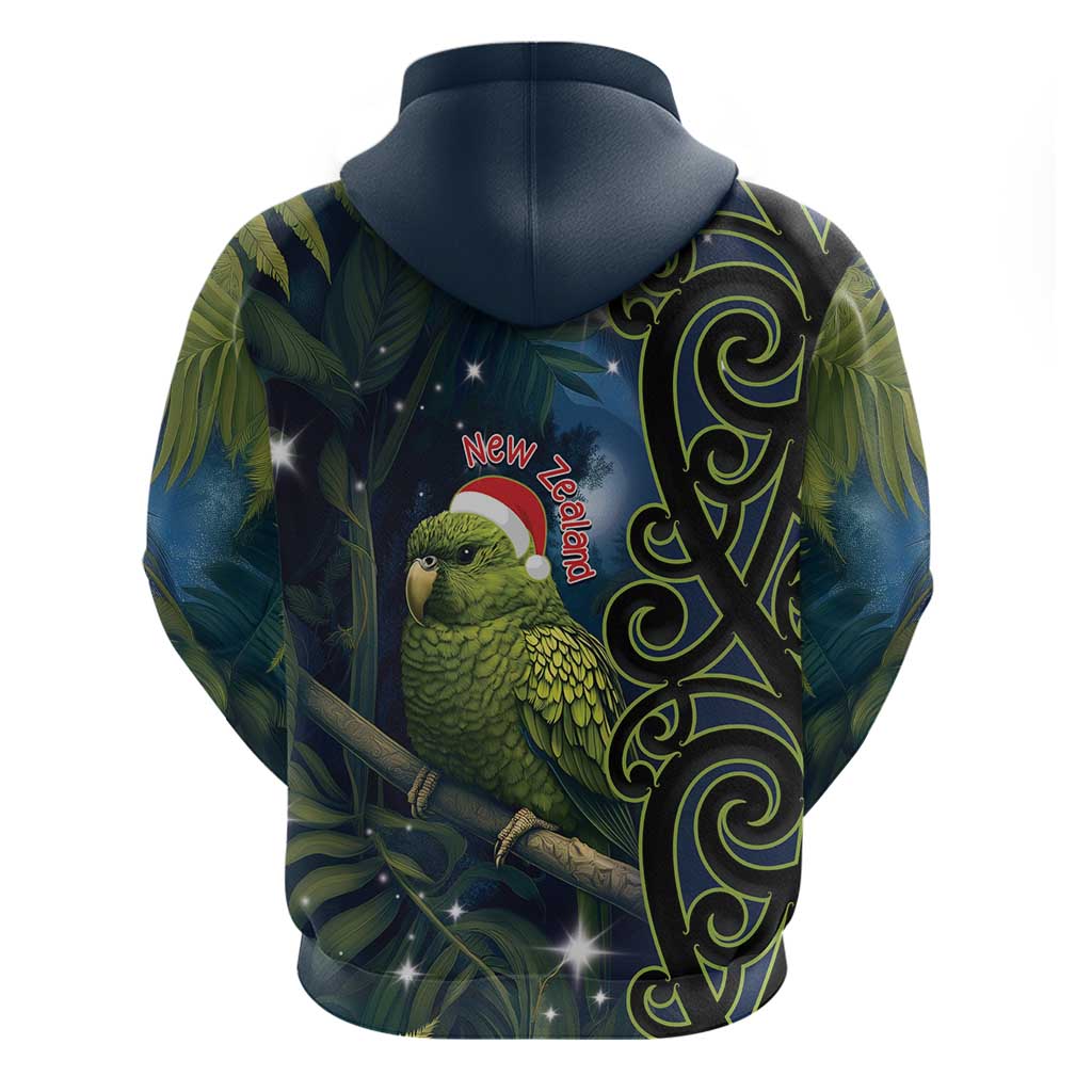 New Zealand Christmas Hoodie Cute Kakapo Meri Kirihimete Maori Koru - Vibe Hoodie Shop