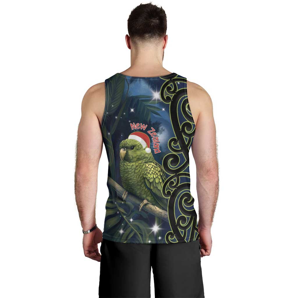 New Zealand Christmas Men Tank Top Cute Kakapo Meri Kirihimete Maori Koru - Vibe Hoodie Shop