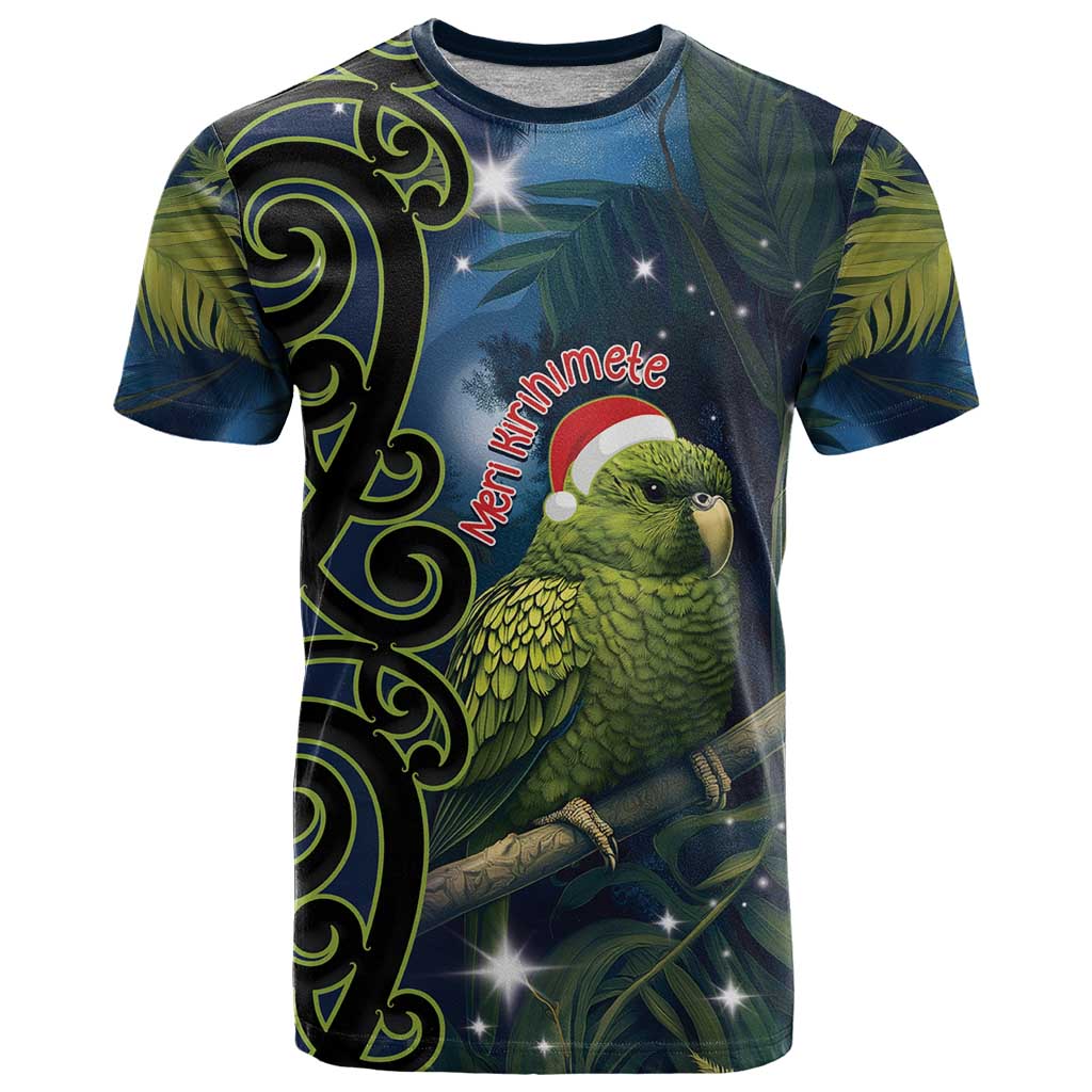 New Zealand Christmas T Shirt Cute Kakapo Meri Kirihimete Maori Koru - Vibe Hoodie Shop