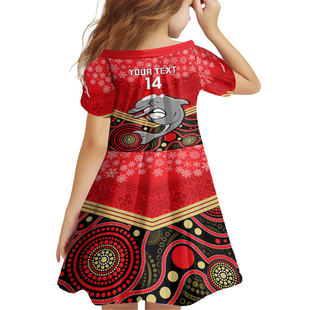 custom-dolphins-rugby-christmas-family-matching-long-sleeve-bodycon-dress-and-hawaiian-shirt-merry-xmas-2023-mix-aboriginal-art