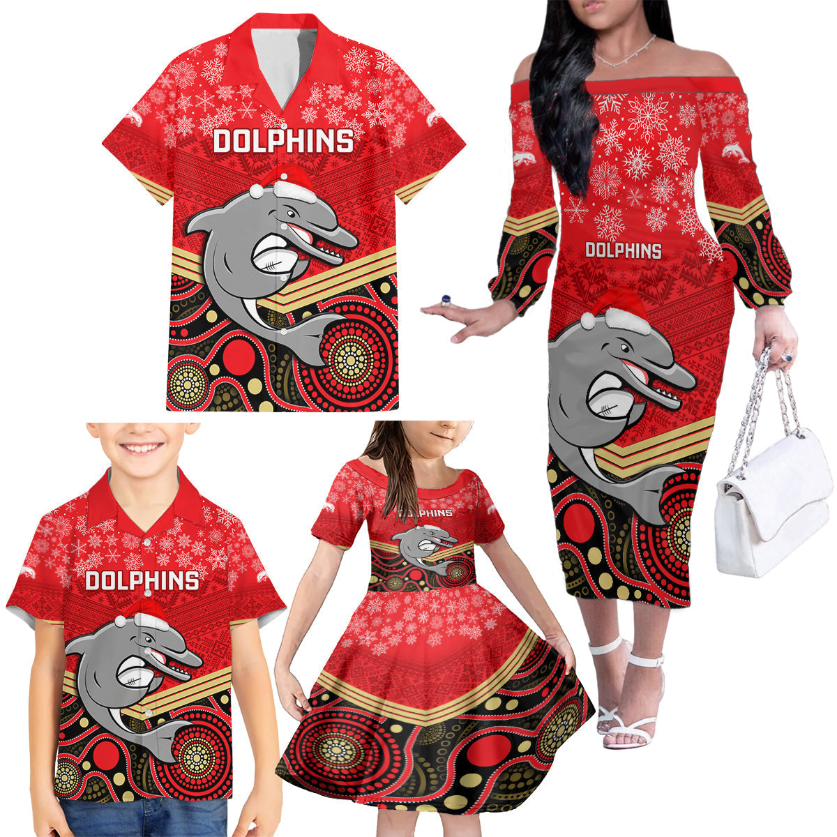 custom-dolphins-rugby-christmas-family-matching-off-shoulder-long-sleeve-dress-and-hawaiian-shirt-merry-xmas-2023-mix-aboriginal-art