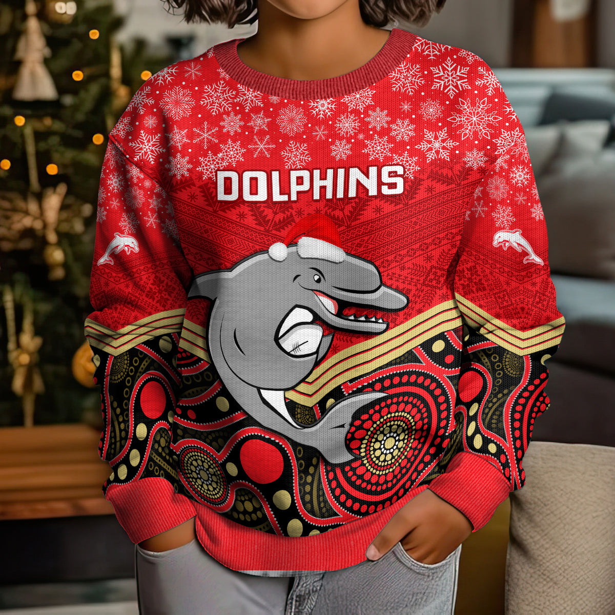 custom-dolphins-rugby-christmas-kid-ugly-christmas-sweater-merry-xmas-2023-mix-aboriginal-art