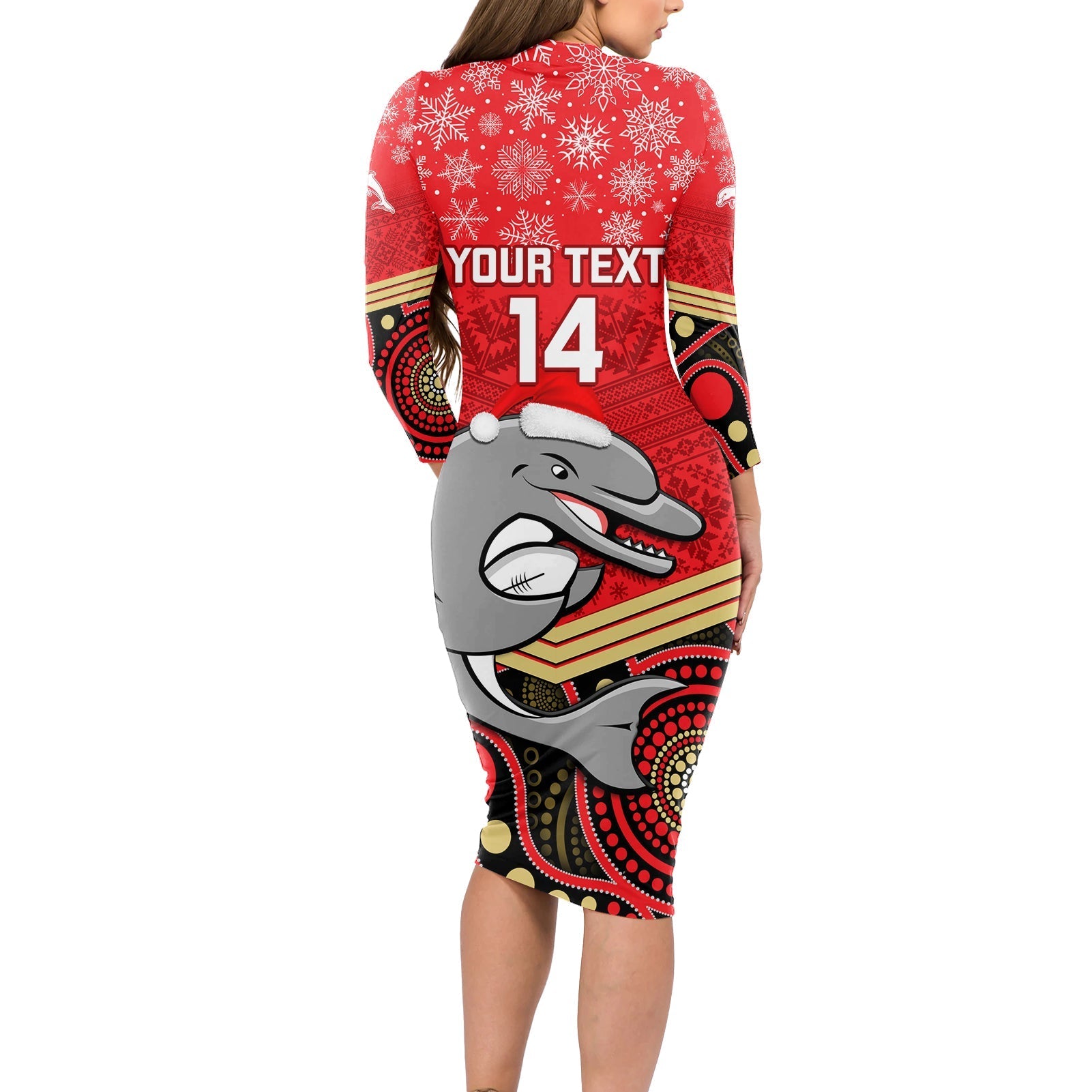 custom-dolphins-rugby-christmas-long-sleeve-bodycon-dress-merry-xmas-2023-mix-aboriginal-art