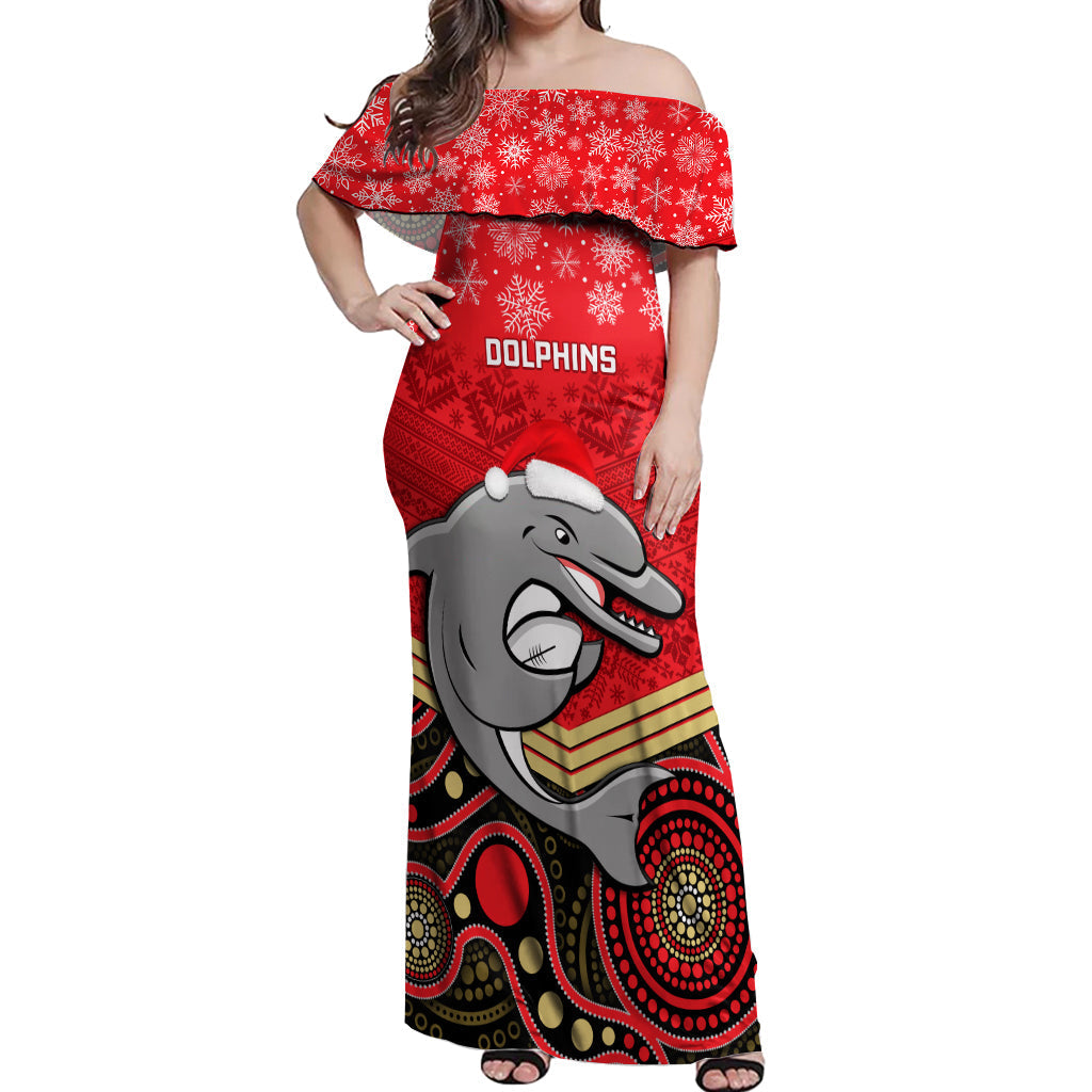 custom-dolphins-rugby-christmas-off-shoulder-maxi-dress-merry-xmas-2023-mix-aboriginal-art