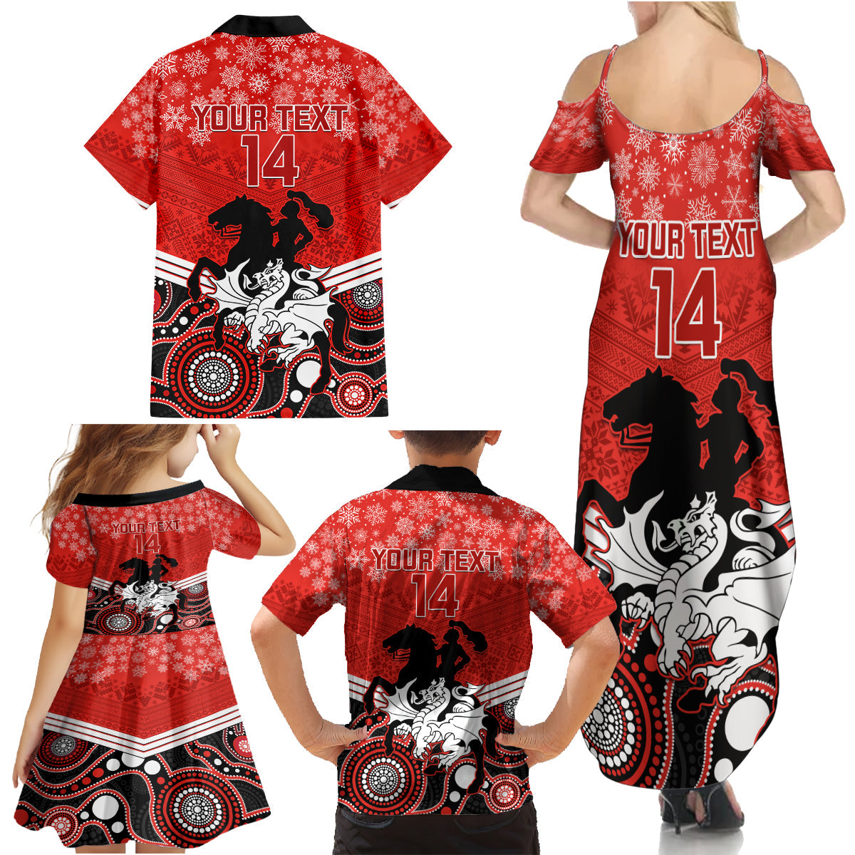 custom-dragons-rugby-christmas-family-matching-summer-maxi-dress-and-hawaiian-shirt-merry-xmas-2023-mix-aboriginal-art