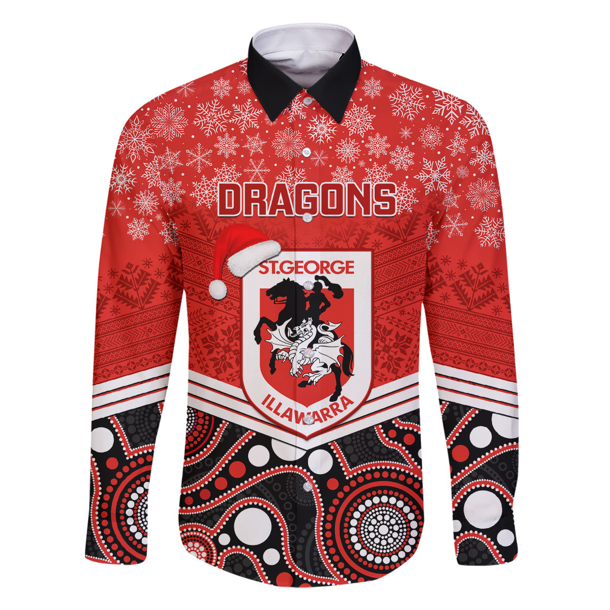 custom-dragons-rugby-christmas-family-matching-tank-maxi-dress-and-hawaiian-shirt-merry-xmas-2023-mix-aboriginal-art