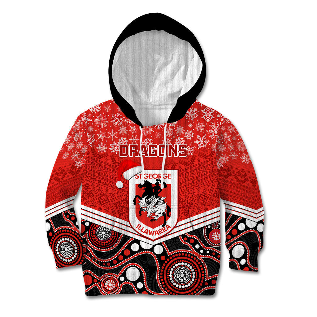 custom-dragons-rugby-christmas-kid-hoodie-merry-xmas-2023-mix-aboriginal-art