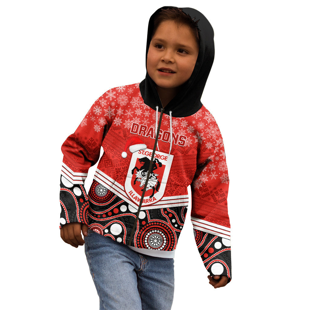 custom-dragons-rugby-christmas-kid-hoodie-merry-xmas-2023-mix-aboriginal-art