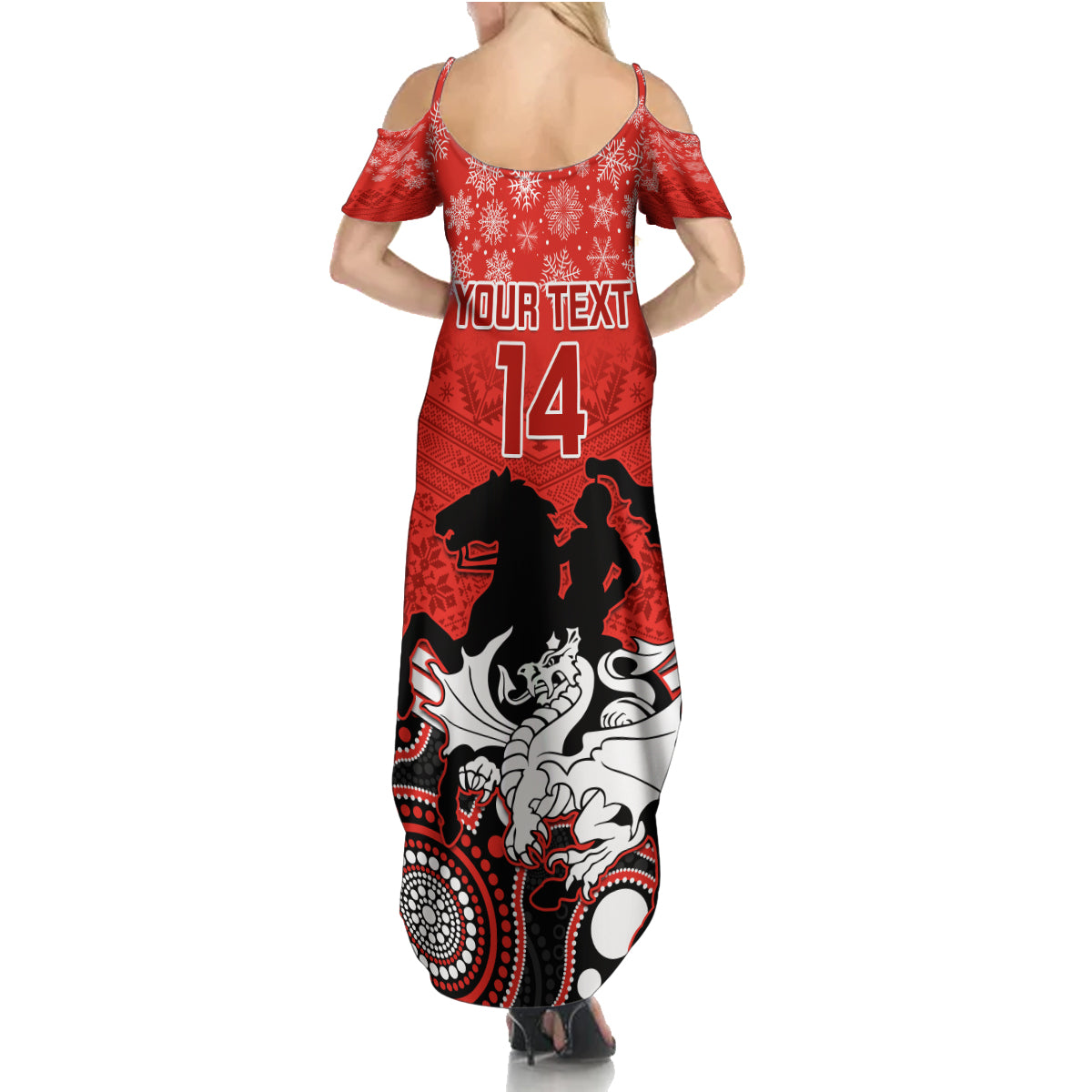 custom-dragons-rugby-christmas-summer-maxi-dress-merry-xmas-2023-mix-aboriginal-art