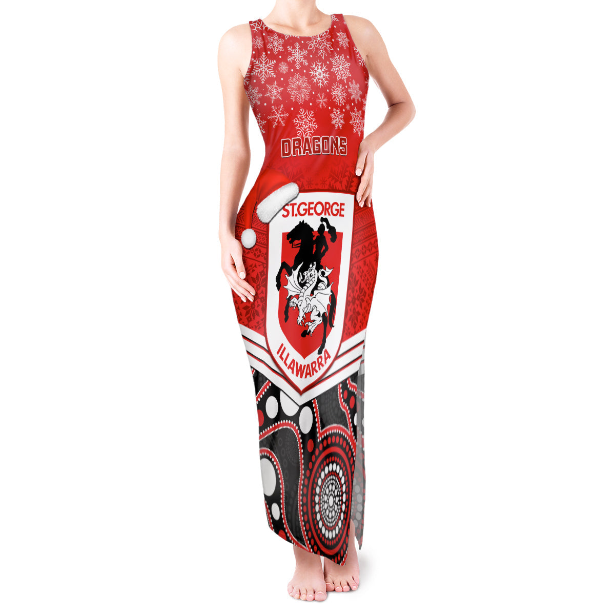 custom-dragons-rugby-christmas-tank-maxi-dress-merry-xmas-2023-mix-aboriginal-art