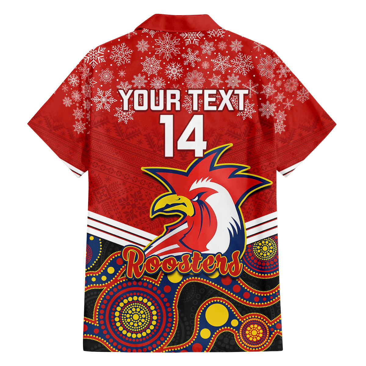 custom-roosters-rugby-christmas-family-matching-off-shoulder-long-sleeve-dress-and-hawaiian-shirt-merry-xmas-2023-mix-aboriginal-art