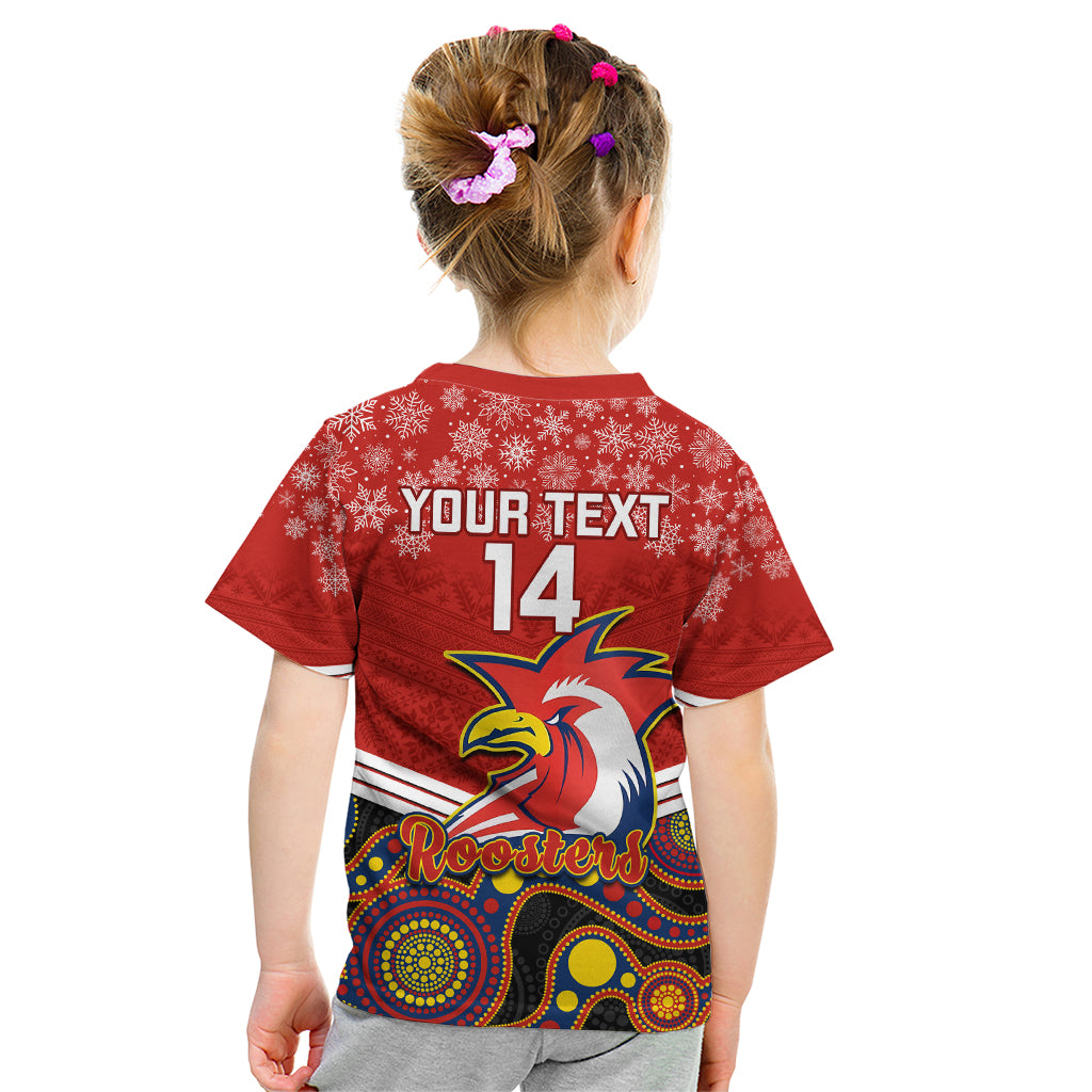 custom-roosters-rugby-christmas-kid-t-shirt-merry-xmas-2023-mix-aboriginal-art