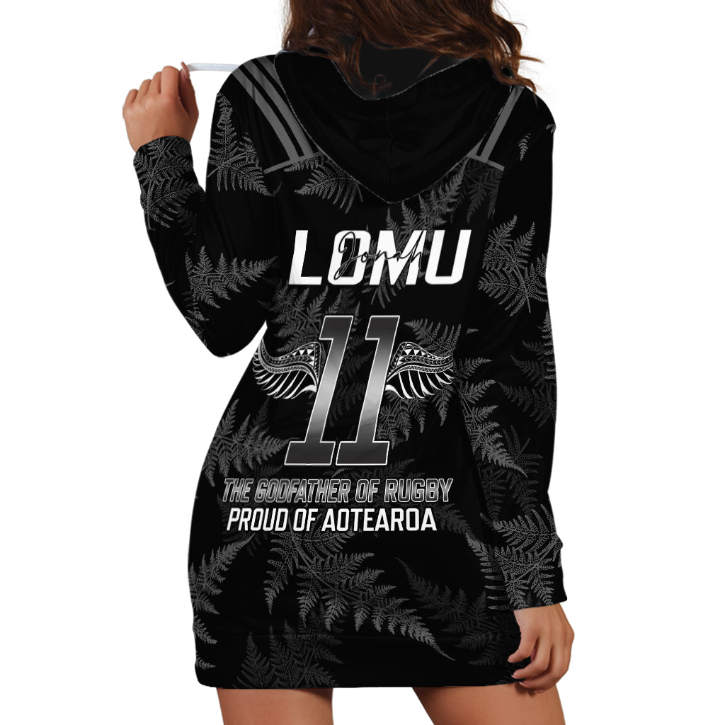 New Zealand Silver Fern Rugby Hoodie Dress Aotearoa Godfather Proud Gone But Never Forgotten - Vibe Hoodie Shop