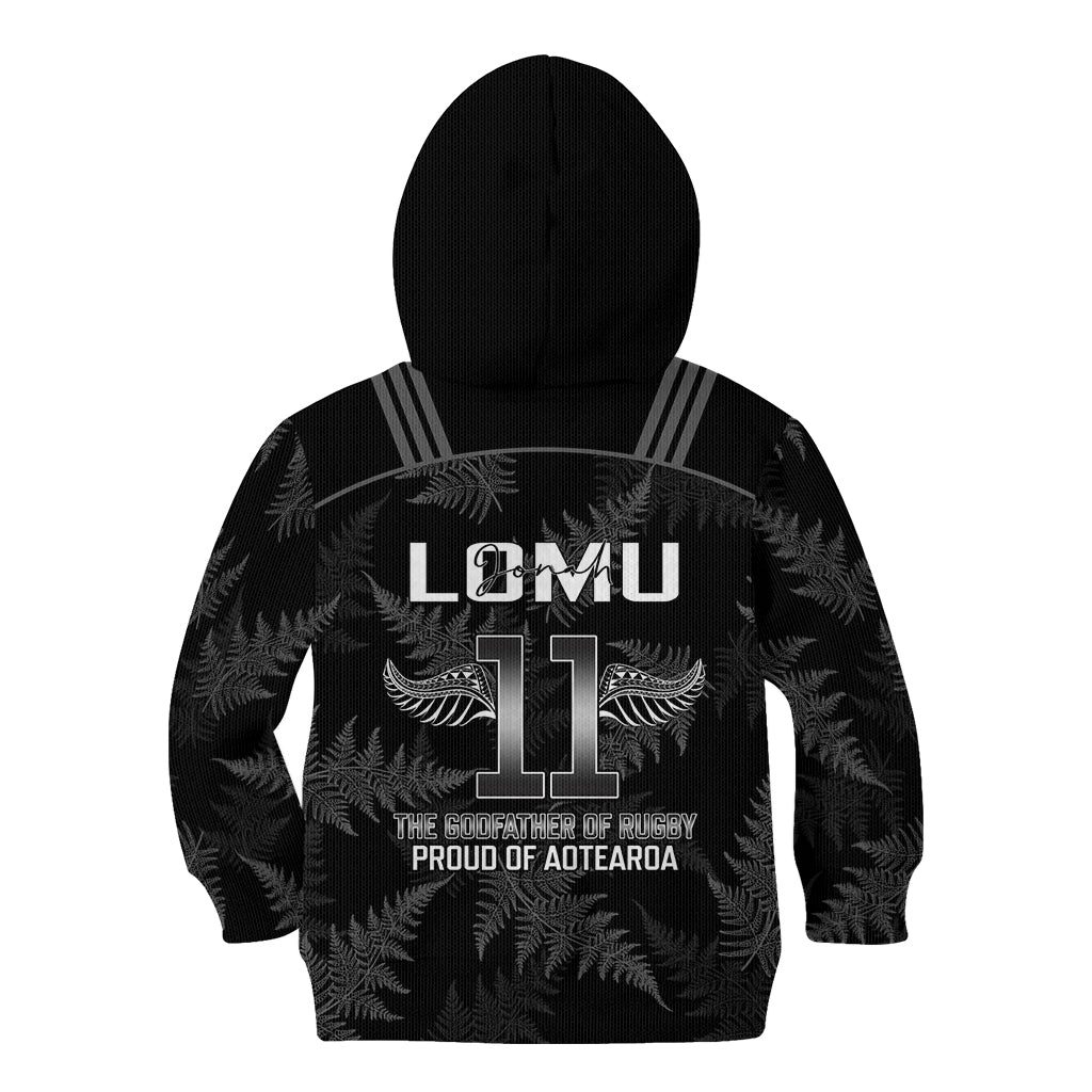 New Zealand Silver Fern Rugby Kid Hoodie Aotearoa Godfather Proud Gone But Never Forgotten - Vibe Hoodie Shop