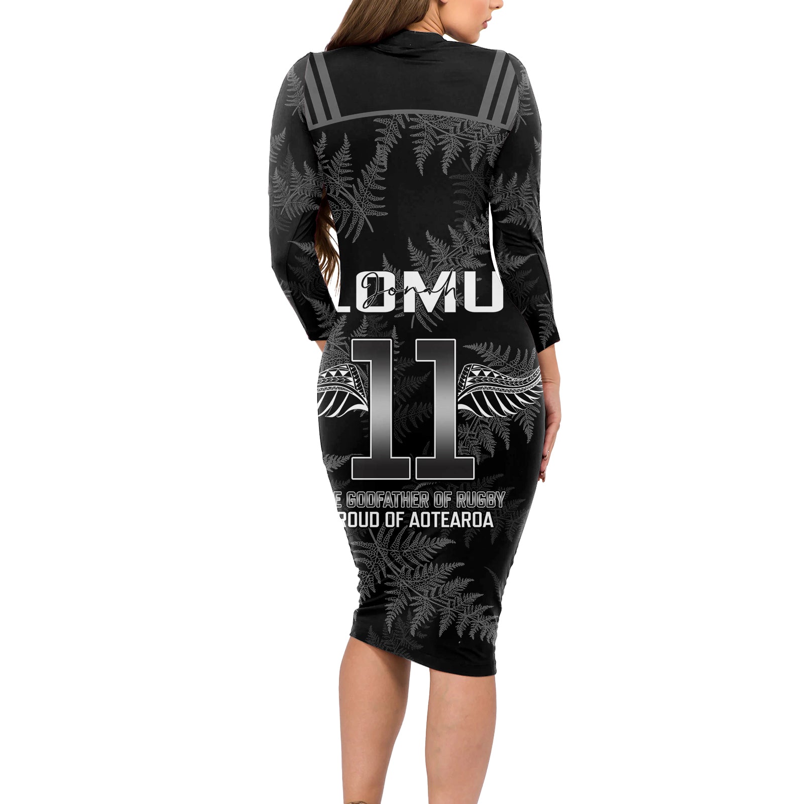 new-zealand-silver-fern-rugby-long-sleeve-bodycon-dress-aotearoa-godfather-proud-gone-but-never-forgotten