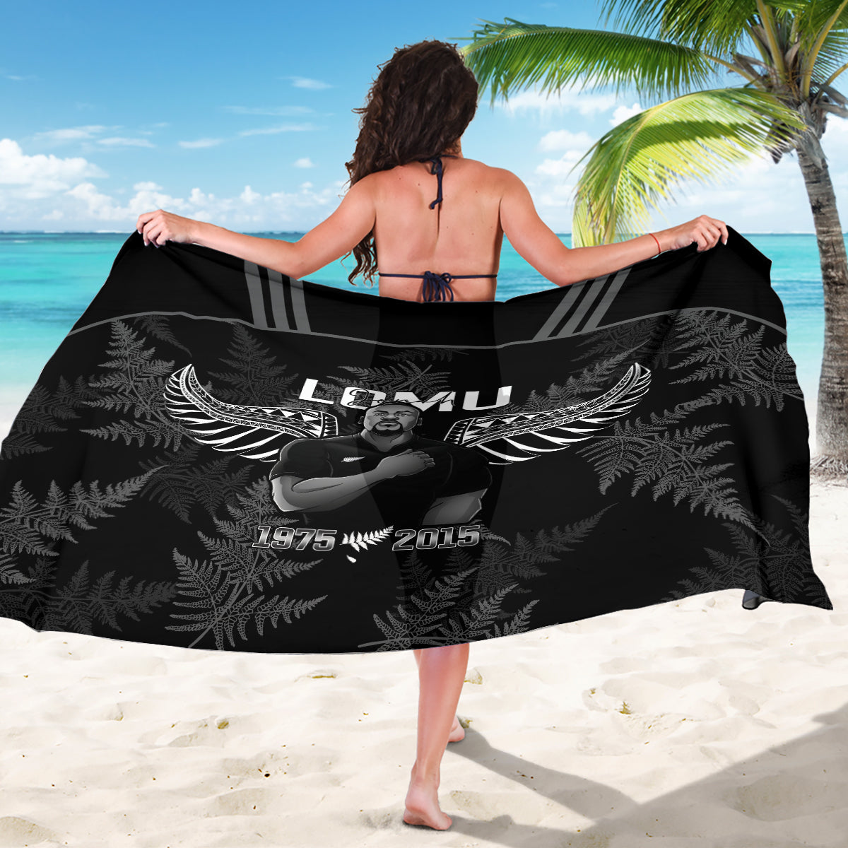 New Zealand Silver Fern Rugby Sarong Aotearoa Godfather Proud Gone But Never Forgotten - Vibe Hoodie Shop