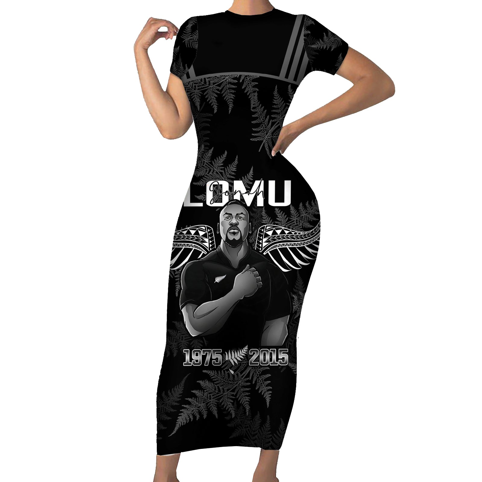 new-zealand-silver-fern-rugby-short-sleeve-bodycon-dress-aotearoa-godfather-proud-gone-but-never-forgotten