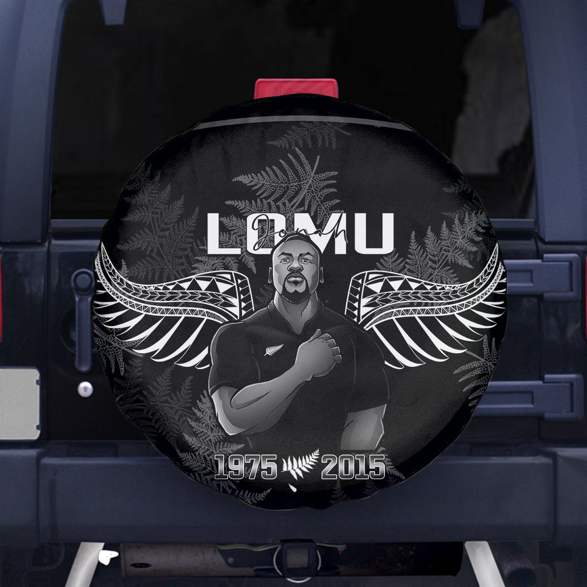 New Zealand Silver Fern Rugby Spare Tire Cover Aotearoa Godfather Proud Gone But Never Forgotten - Vibe Hoodie Shop