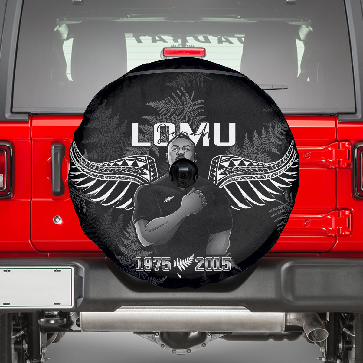 New Zealand Silver Fern Rugby Spare Tire Cover Aotearoa Godfather Proud Gone But Never Forgotten - Vibe Hoodie Shop