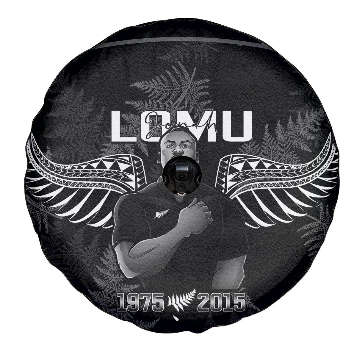 New Zealand Silver Fern Rugby Spare Tire Cover Aotearoa Godfather Proud Gone But Never Forgotten - Vibe Hoodie Shop