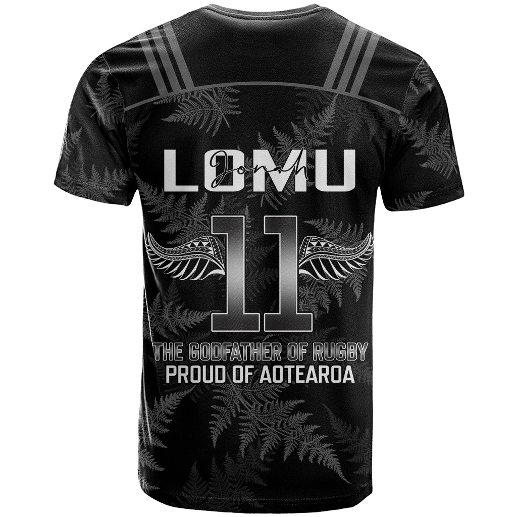 New Zealand Silver Fern Rugby T Shirt Aotearoa Godfather Proud Gone But Never Forgotten - Vibe Hoodie Shop