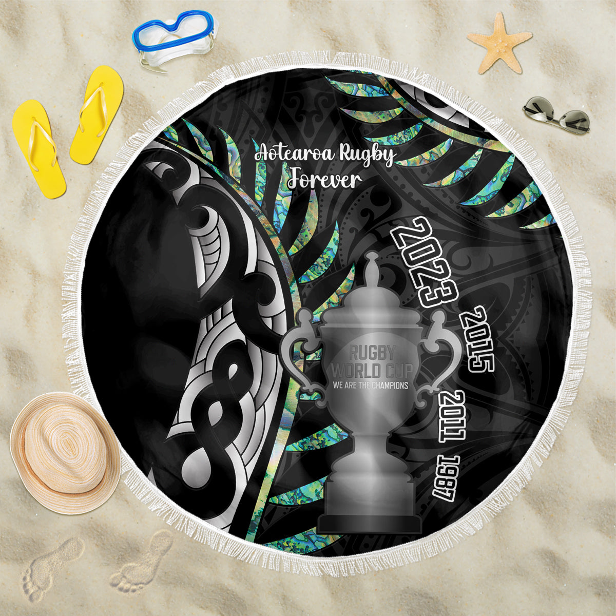 personalised-new-zealand-silver-fern-rugby-beach-blanket-paua-shell-with-champions-trophy-history-nz-forever