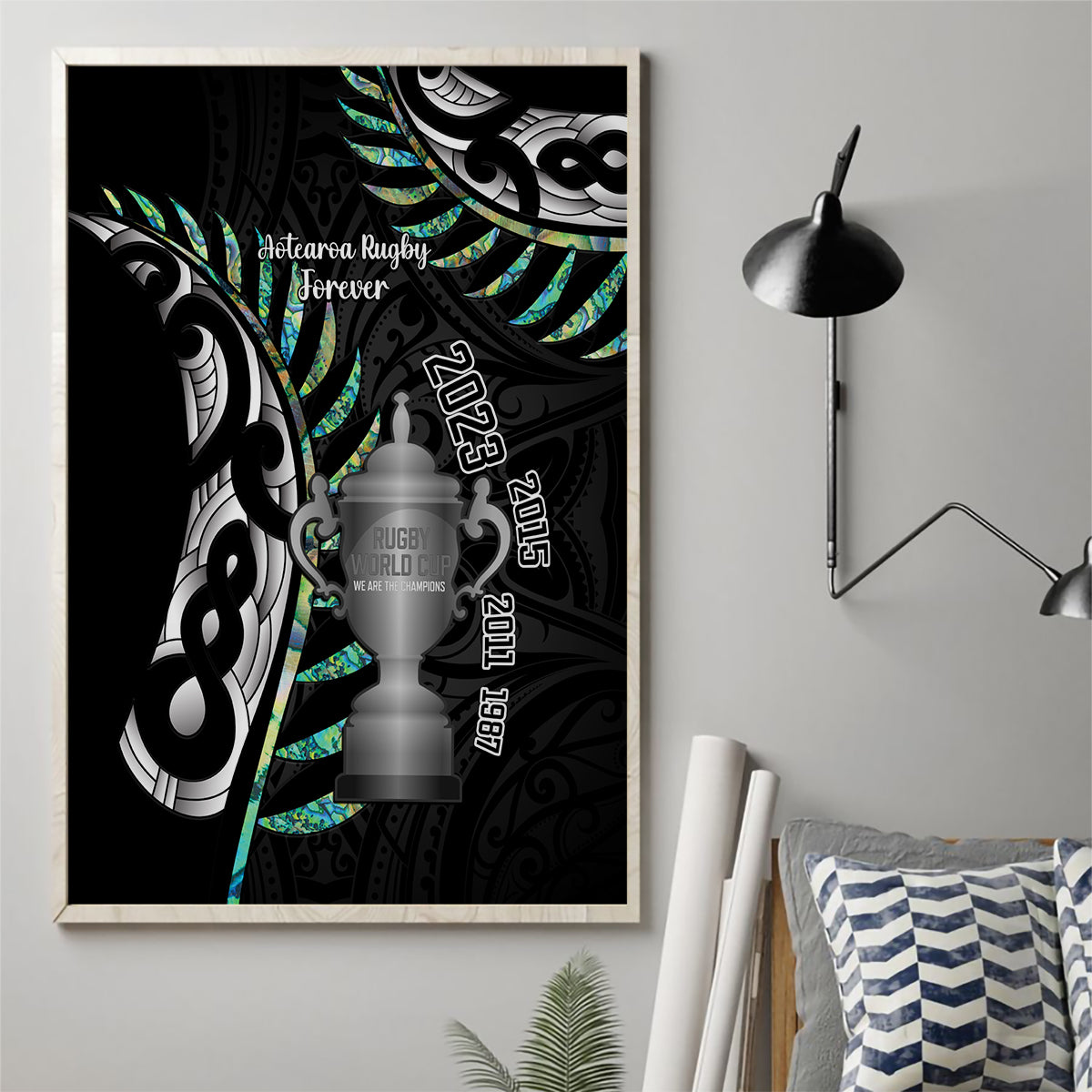 personalised-new-zealand-silver-fern-rugby-canvas-wall-art-paua-shell-with-champions-trophy-history-nz-forever