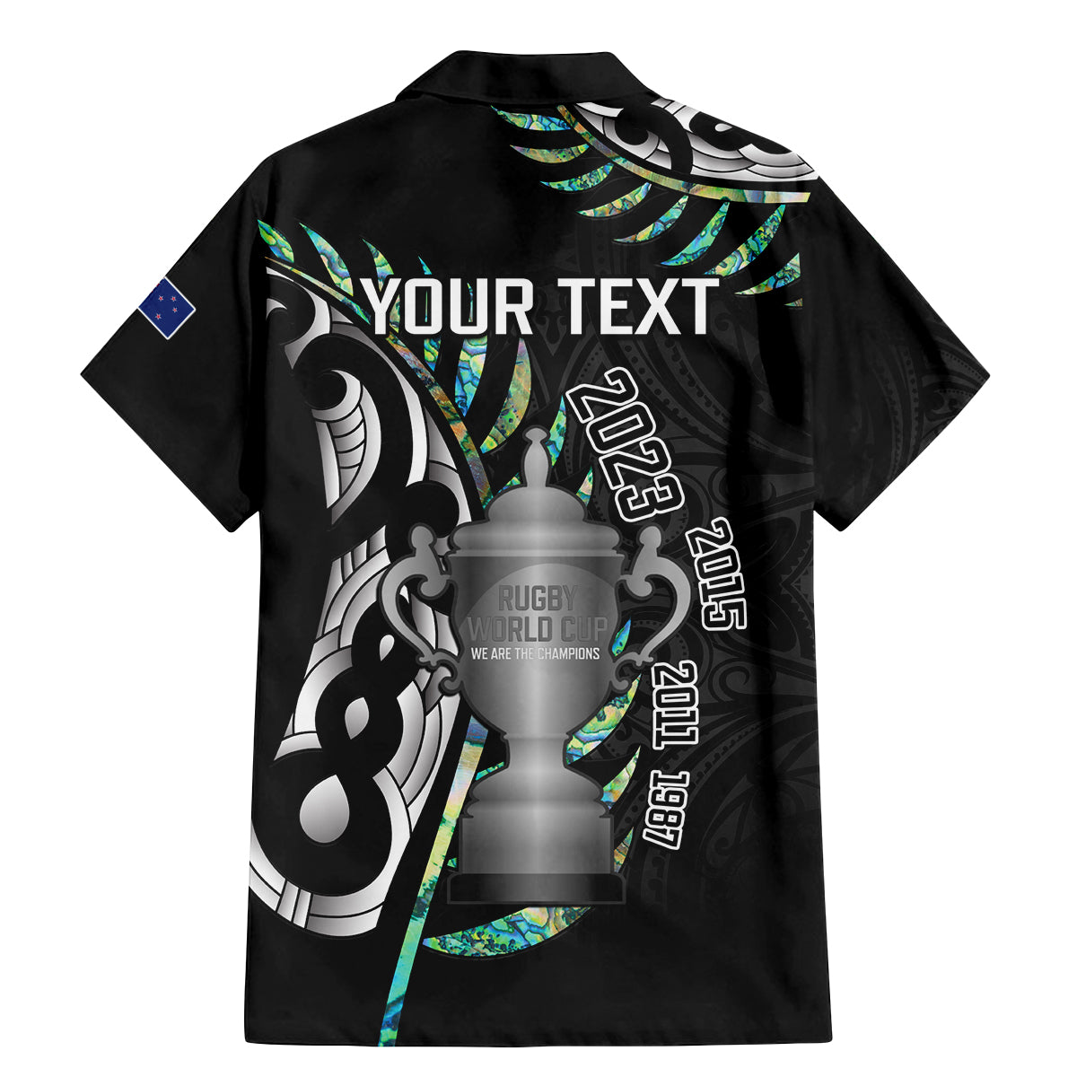 personalised-new-zealand-silver-fern-rugby-family-matching-mermaid-dress-and-hawaiian-shirt-paua-shell-with-champions-trophy-history-nz-forever