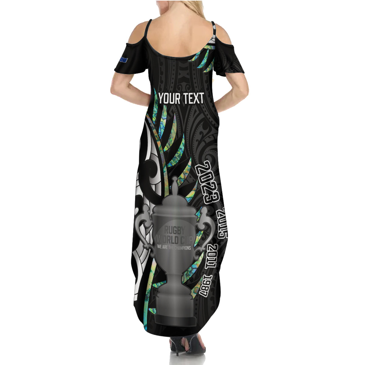 personalised-new-zealand-silver-fern-rugby-family-matching-summer-maxi-dress-and-hawaiian-shirt-paua-shell-with-champions-trophy-history-nz-forever
