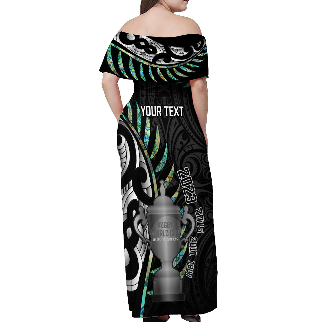 personalised-new-zealand-silver-fern-rugby-off-shoulder-maxi-dress-paua-shell-with-champions-trophy-history-nz-forever
