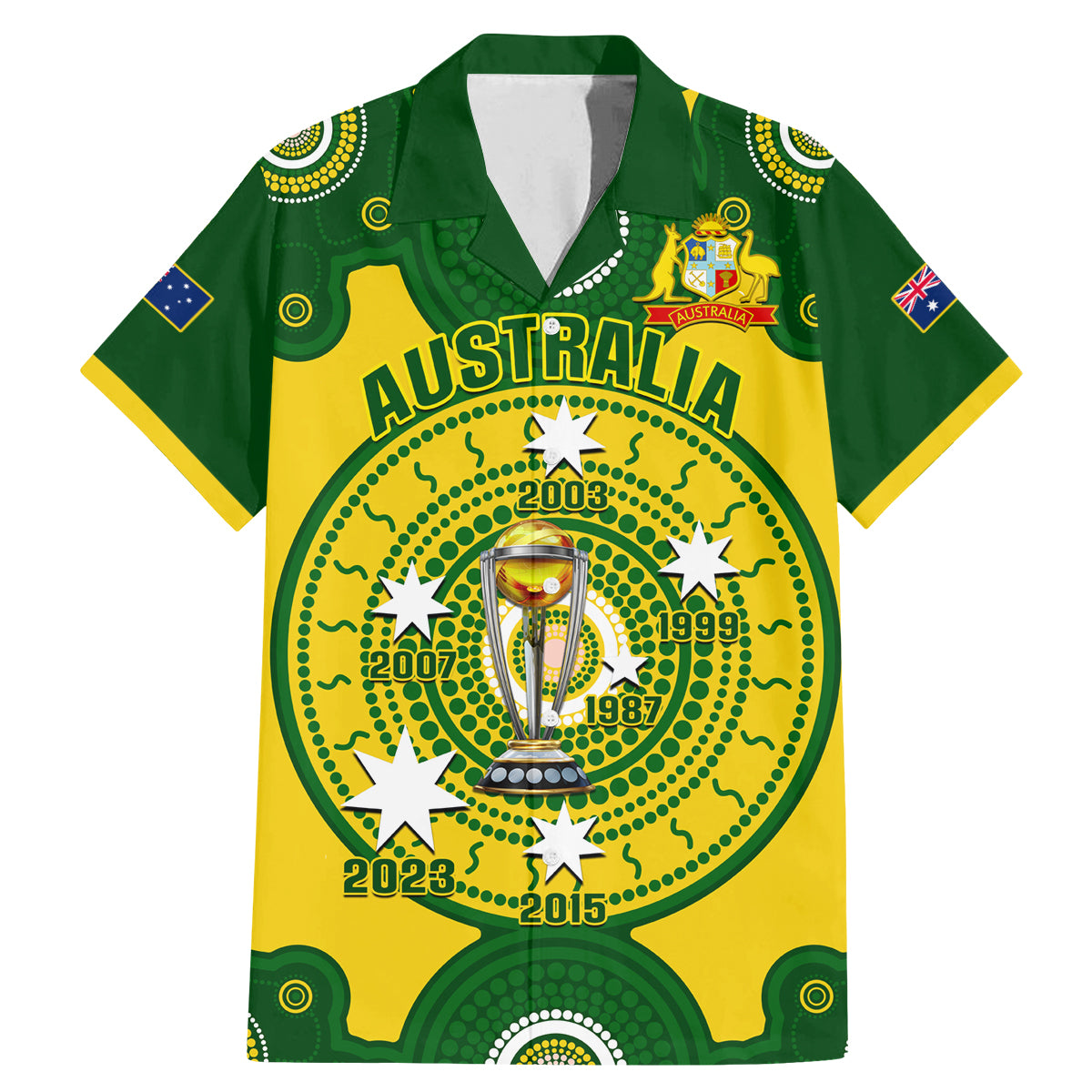 australia-cricket-family-matching-mermaid-dress-and-hawaiian-shirt-2023-world-cup-6th-champions-trophy-national-color