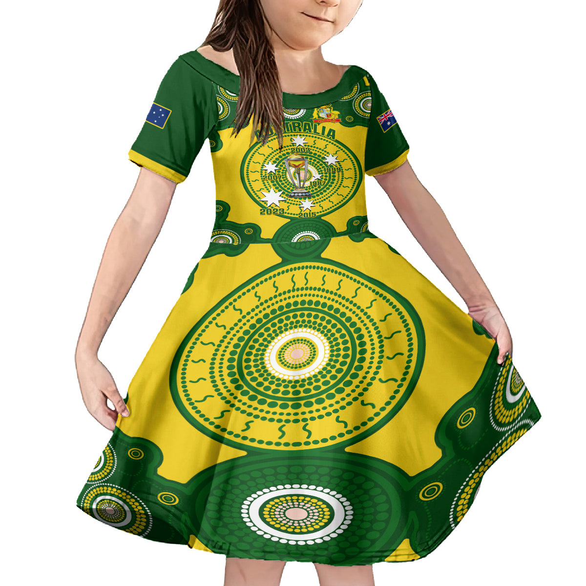 australia-cricket-family-matching-off-shoulder-long-sleeve-dress-and-hawaiian-shirt-2023-world-cup-6th-champions-trophy-national-color