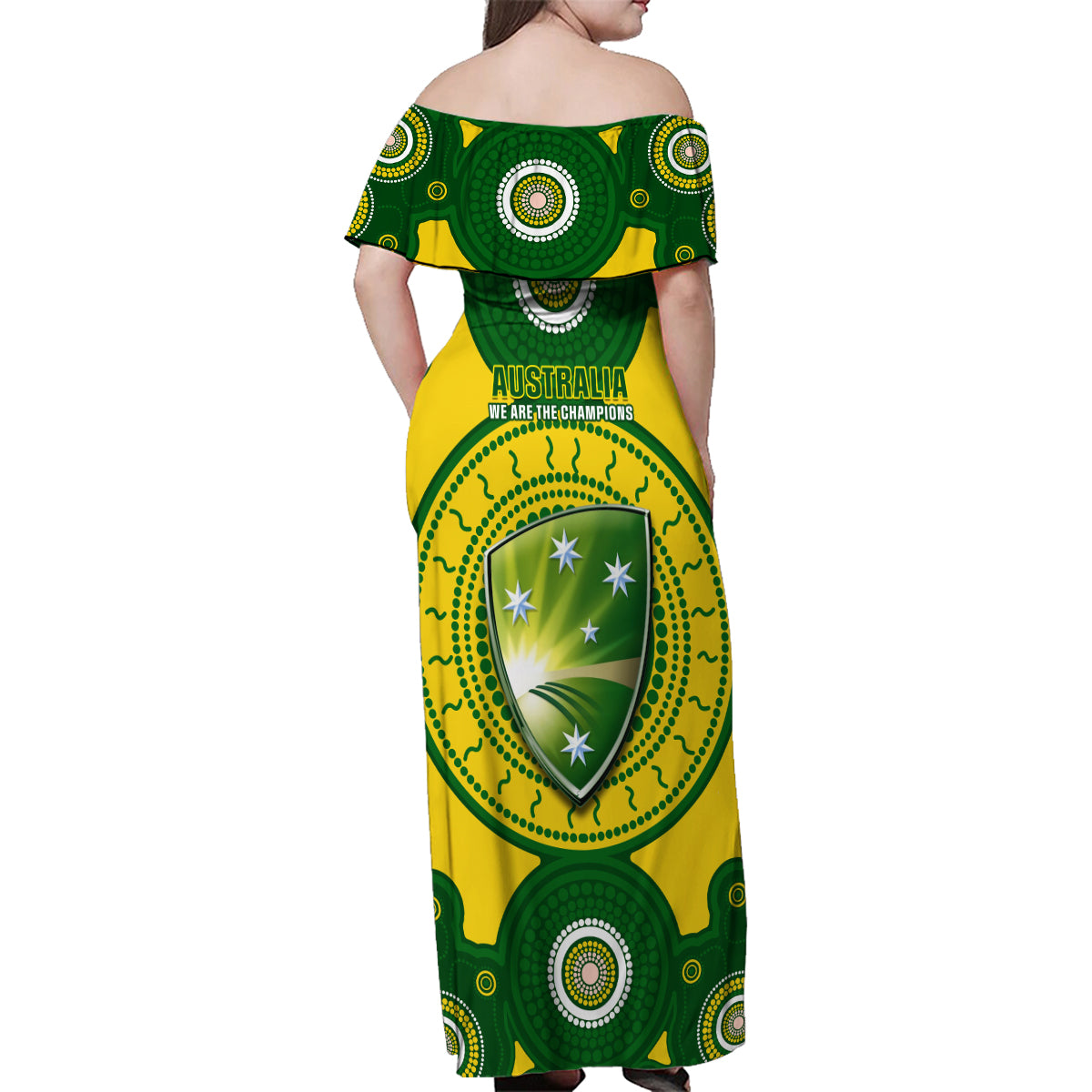 australia-cricket-family-matching-off-shoulder-maxi-dress-and-hawaiian-shirt-2023-world-cup-6th-champions-trophy-national-color