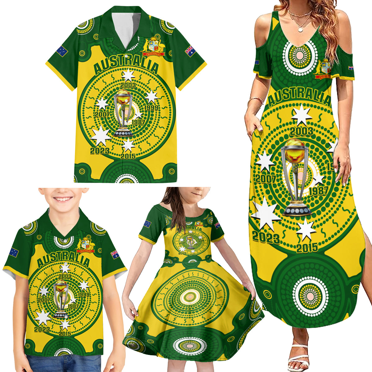 australia-cricket-family-matching-summer-maxi-dress-and-hawaiian-shirt-2023-world-cup-6th-champions-trophy-national-color